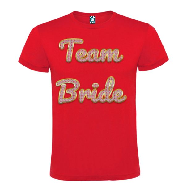 Tricou bărbat din bumbac- Team Bride II - pentru toți membrii importanți implicați în distracție din partea miresei Tricou bărbat - Team Bride II