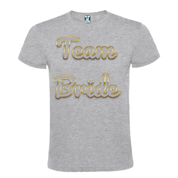 Tricou bărbat din bumbac- Team Bride II - pentru toți membrii importanți implicați în distracție din partea miresei Tricou bărbat - Team Bride II
