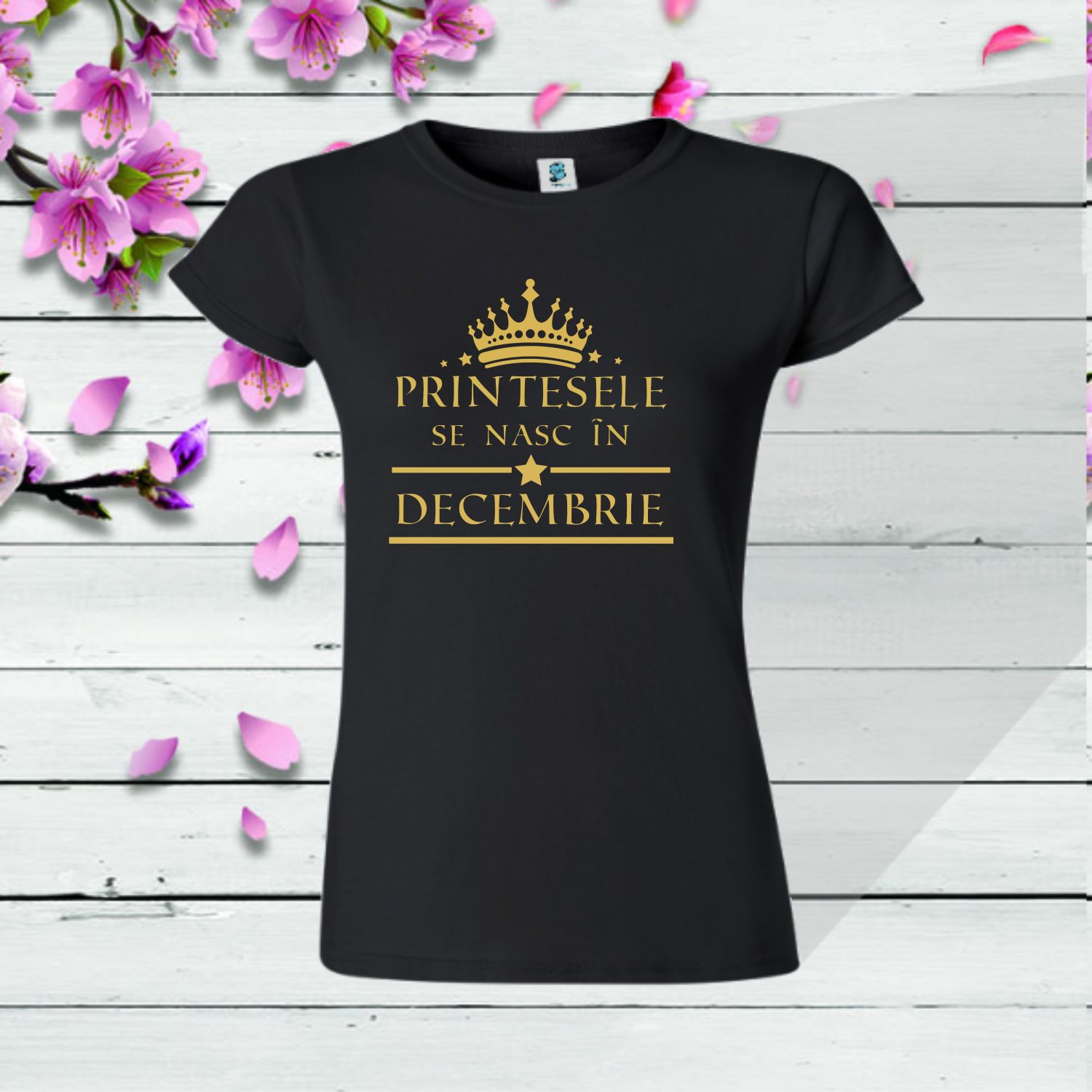 Tricou damă - Prințesele se nasc în decembrie