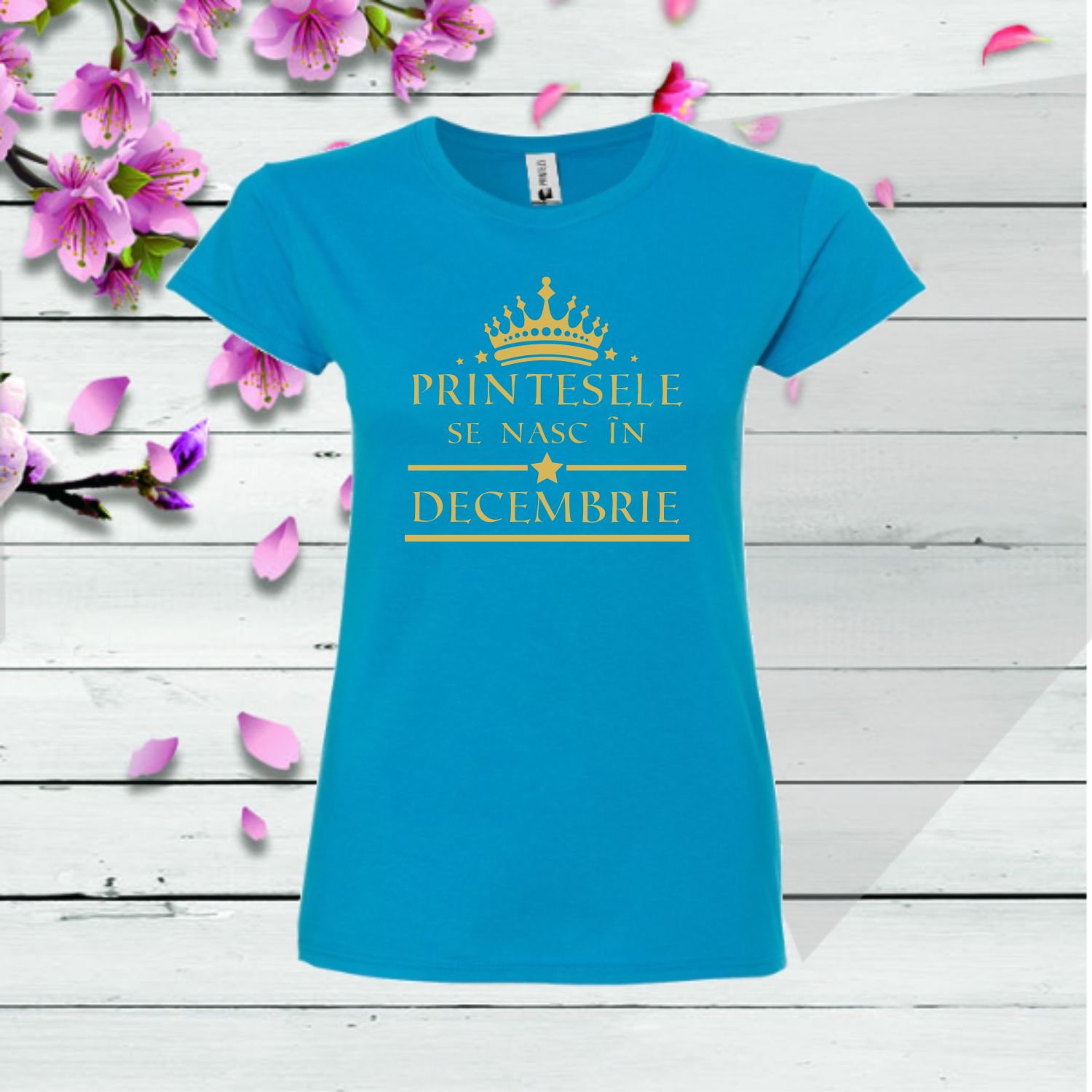 Tricou damă - Prințesele se nasc în decembrie