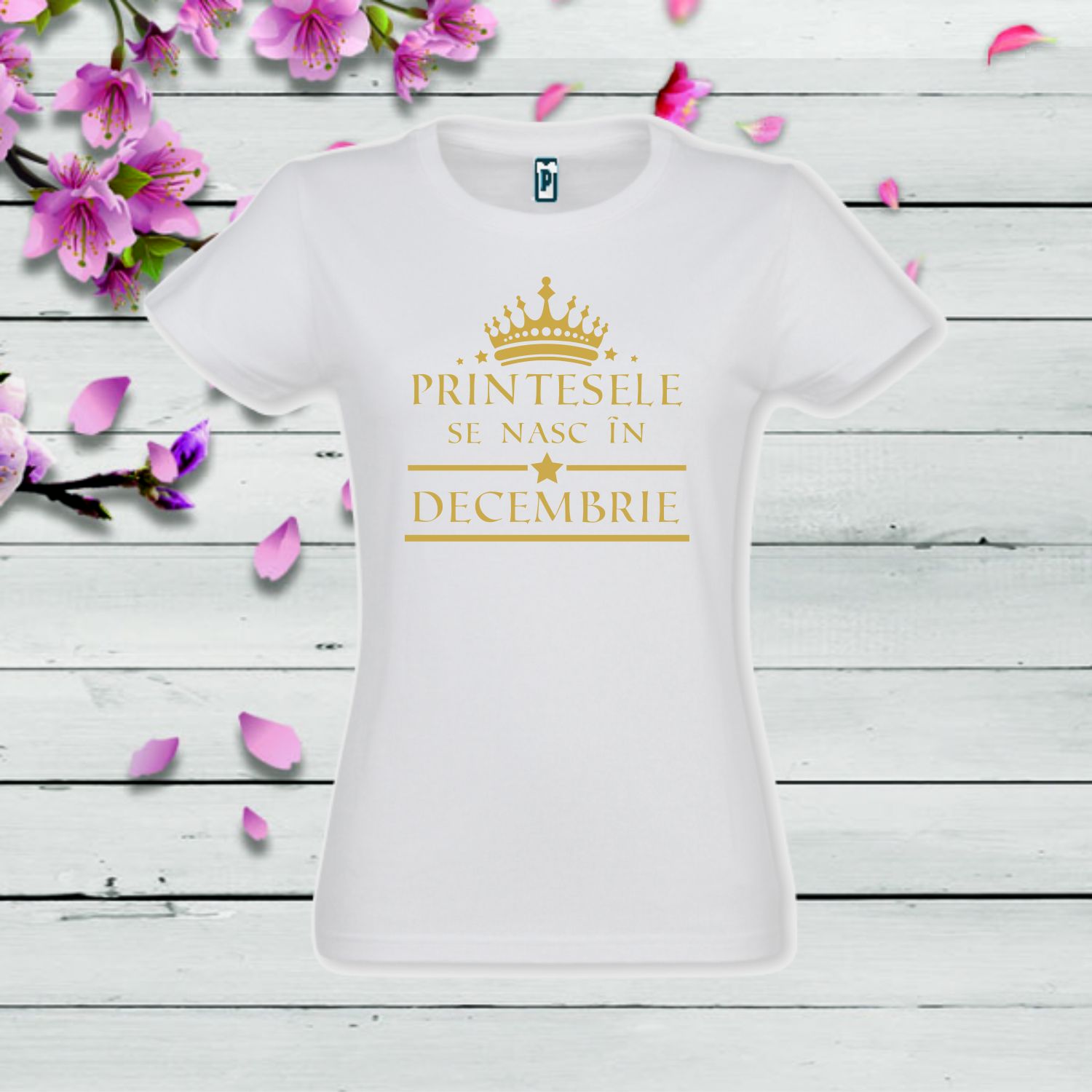 Tricou damă - Prințesele se nasc în decembrie
