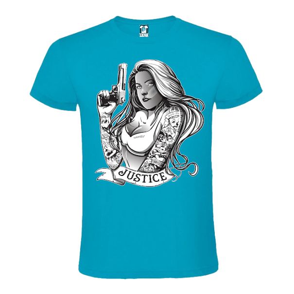 Tricou bărbat - Justice Gangsta Girl