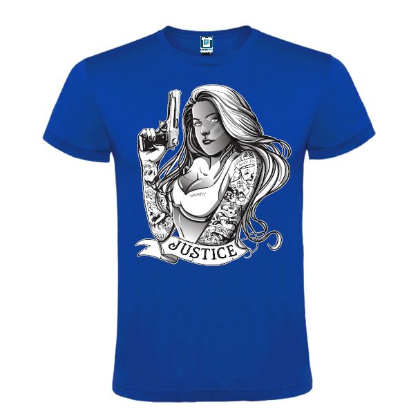 Tricou bărbat - Justice Gangsta Girl