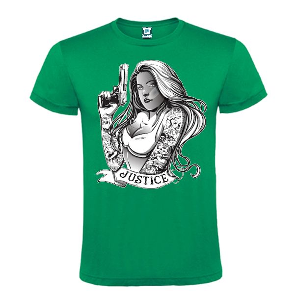 Tricou bărbat - Justice Gangsta Girl