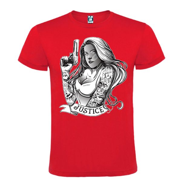 Tricou bărbat - Justice Gangsta Girl