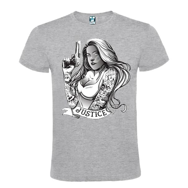 Tricou bărbat - Justice Gangsta Girl
