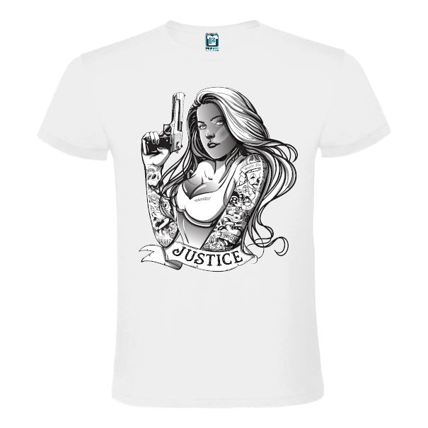 Tricou bărbat - Justice Gangsta Girl