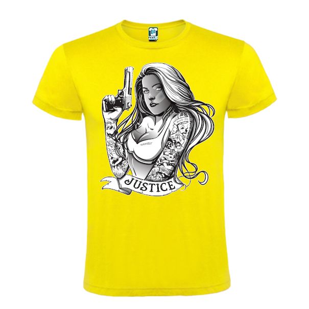 Tricou bărbat - Justice Gangsta Girl