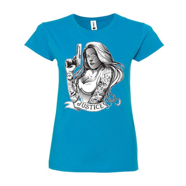 Tricou damă - Justice Gangsta Girl