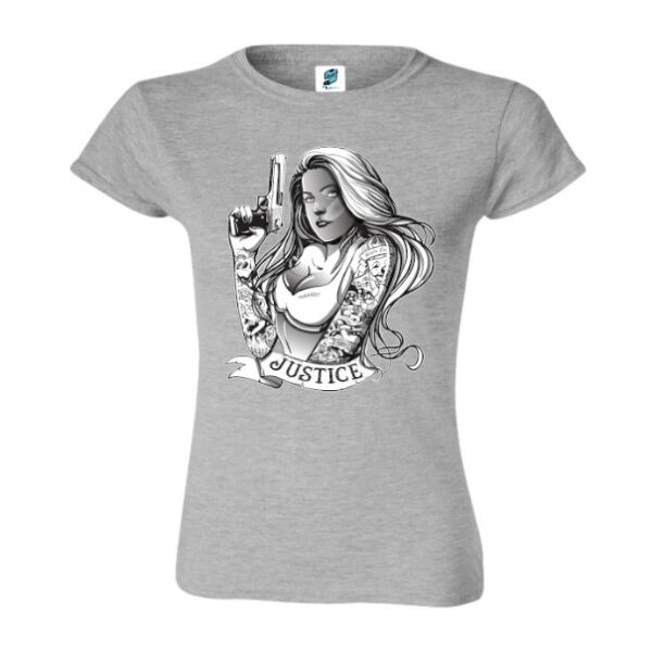 Tricou damă - Justice Gangsta Girl