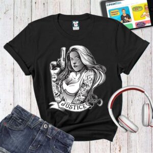 Tricou damă - Justice Gangsta Girl