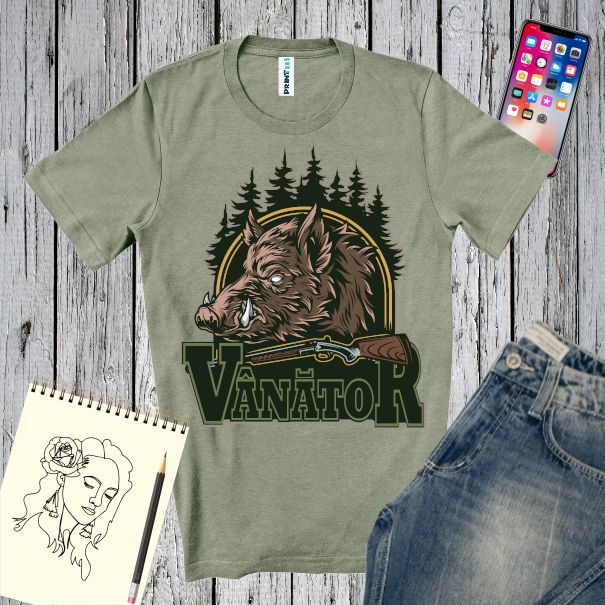 Tricou bărbat - Vânător