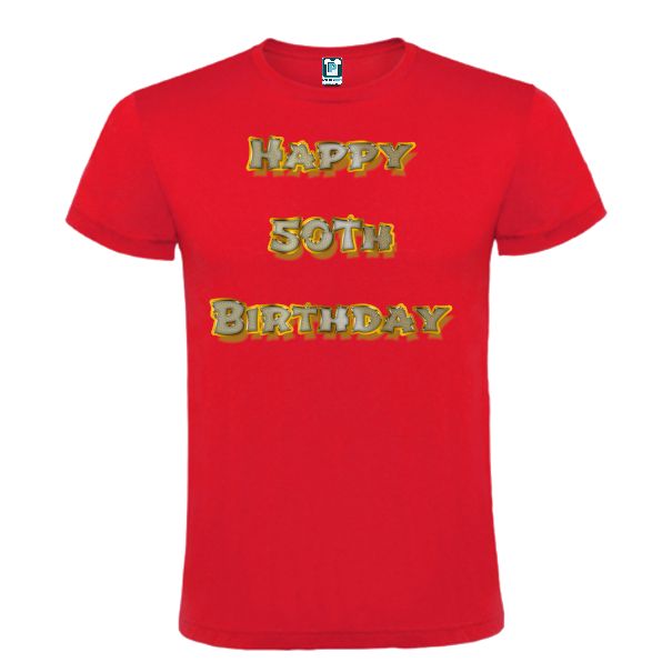 Tricou bărbat - Happy 50th Birthday