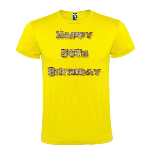Tricou bărbat - Happy 50th Birthday