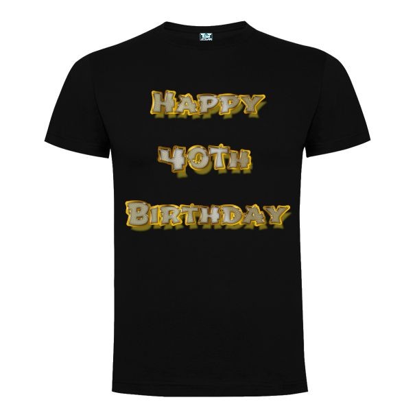 Tricou bărbat - Happy 40th Birthday