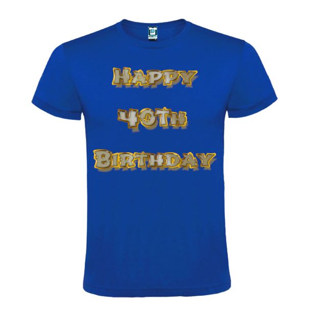Tricou bărbat - Happy 40th Birthday