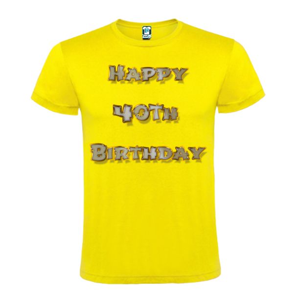 Tricou bărbat - Happy 40th Birthday
