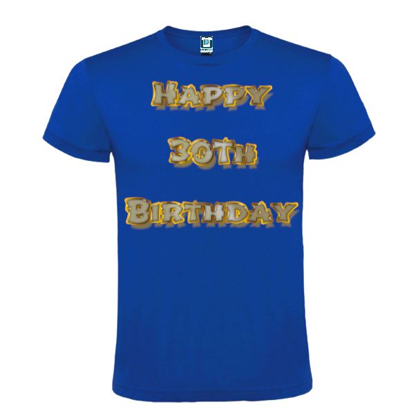 Tricou bărbat - Happy 30th Birthday