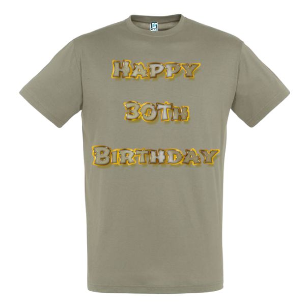 Tricou bărbat - Happy 30th Birthday