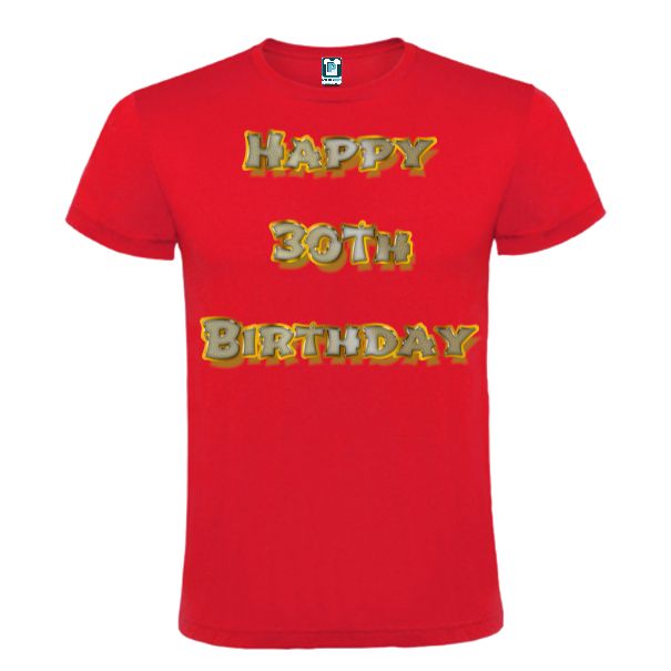 Tricou bărbat - Happy 30th Birthday