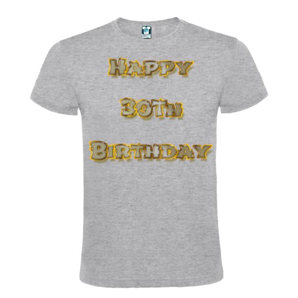 Tricou bărbat - Happy 30th Birthday
