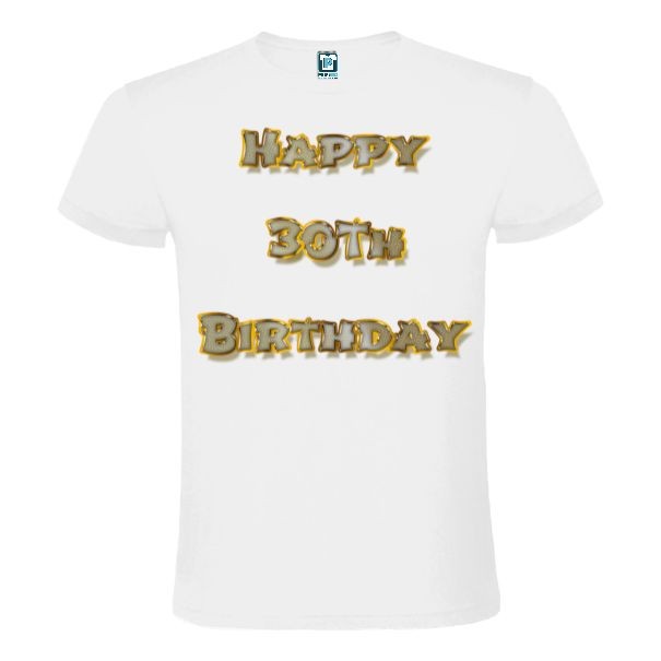 Tricou bărbat - Happy 30th Birthday