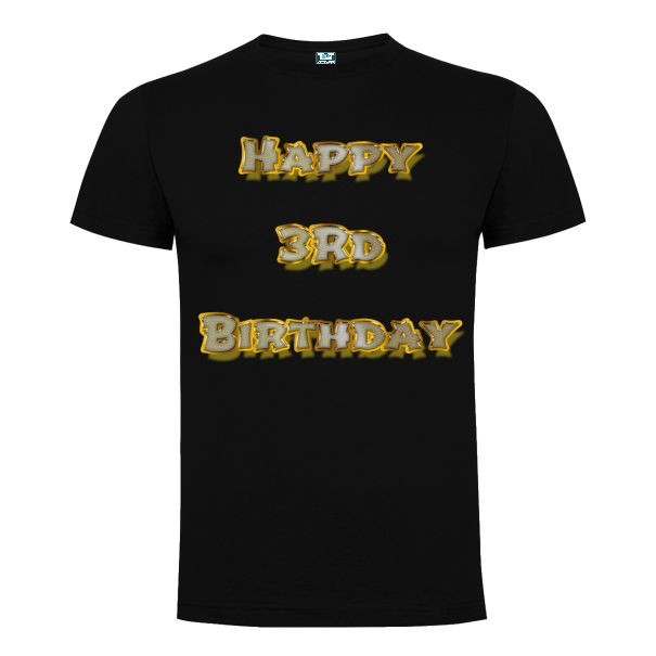 Tricou bărbat - Happy 3rd Birthday