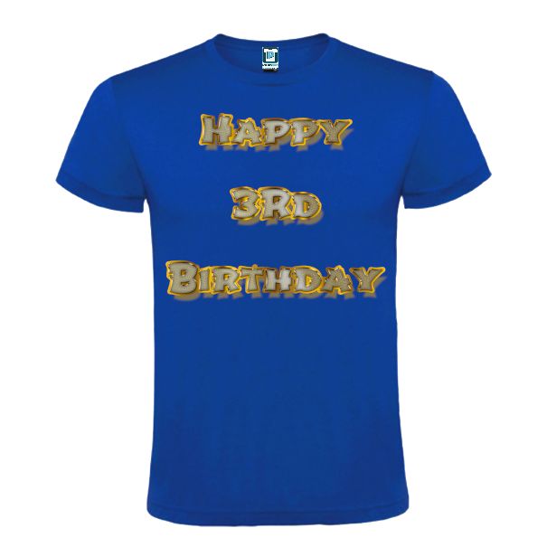 Tricou bărbat - Happy 3rd Birthday