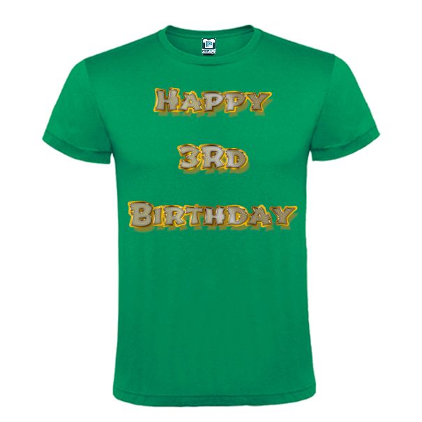 Tricou bărbat - Happy 3rd Birthday