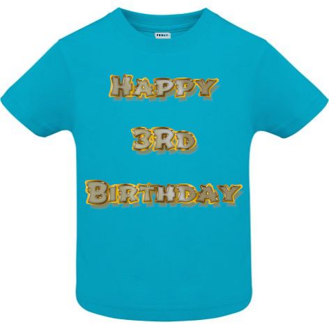 Tricou copii - Happy 3rd Birthday