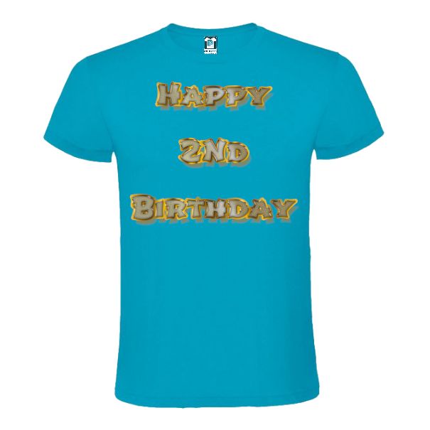 Tricou bărbați - Happy 2nd Birthday