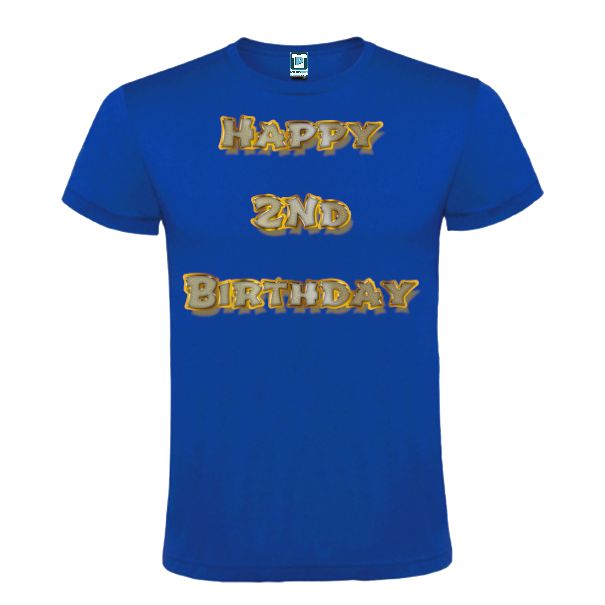 Tricou bărbați - Happy 2nd Birthday