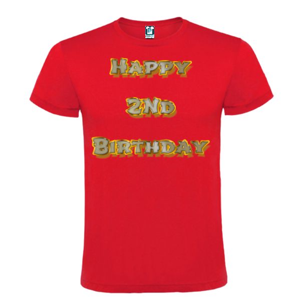 Tricou bărbați - Happy 2nd Birthday