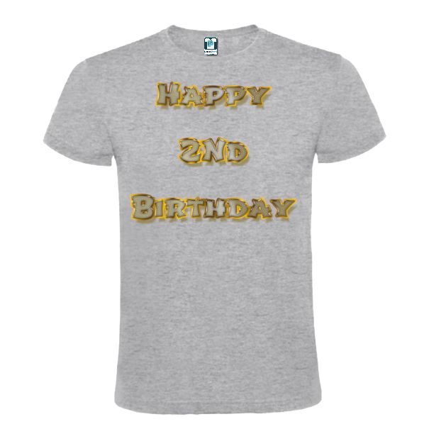 Tricou bărbați - Happy 2nd Birthday