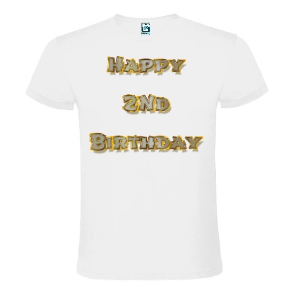 Tricou bărbați - Happy 2nd Birthday