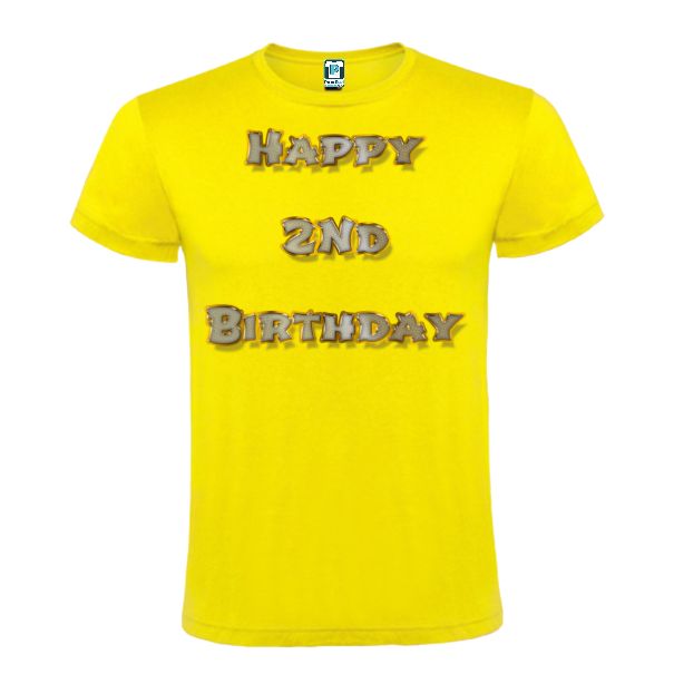 Tricou bărbați - Happy 2nd Birthday