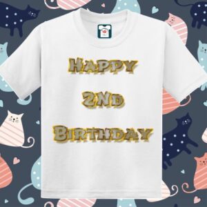 Tricou copii - Happy 2nd Birthday