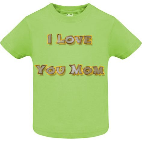 Tricou copii - I Love You Mom