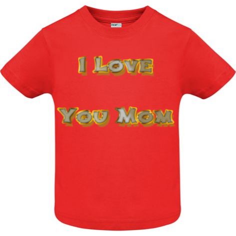 Tricou copii - I Love You Mom