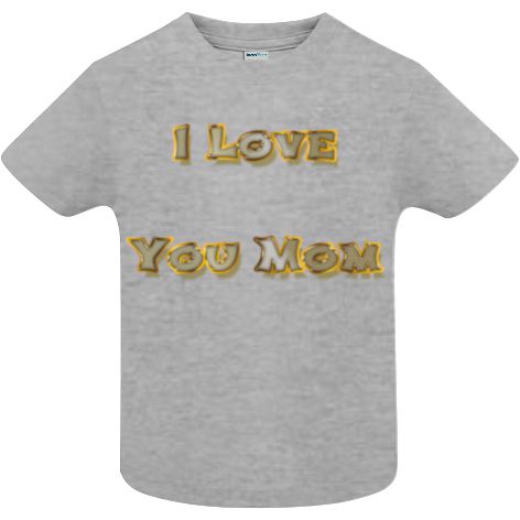 Tricou copii - I Love You Mom