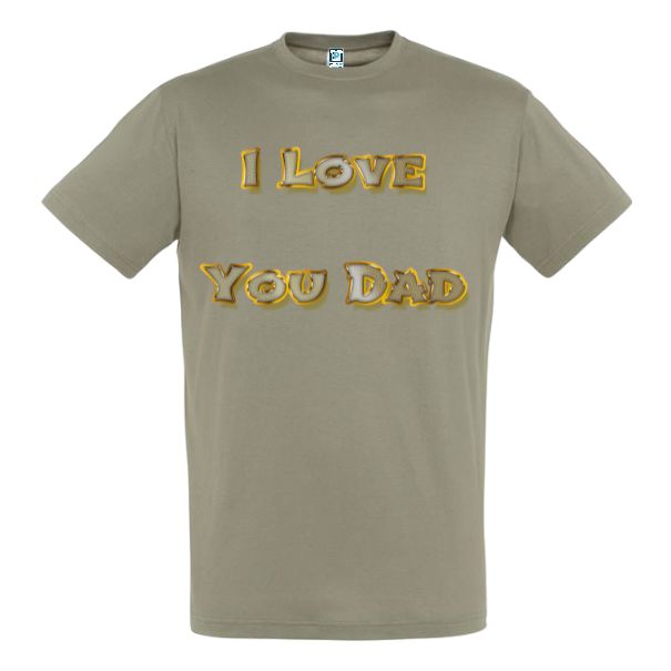 Tricou bărbat - I love You Dad