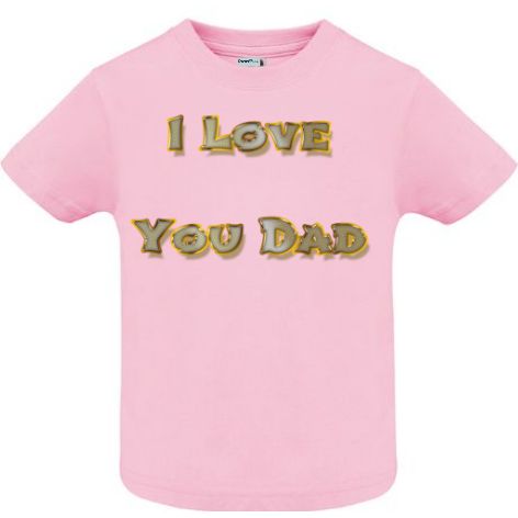 Tricou copii - I love You Dad
