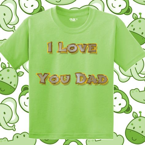 Tricou copii - I love You Dad