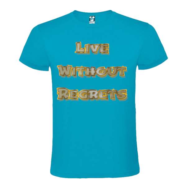 Tricou bărbat - Live Without Regrets