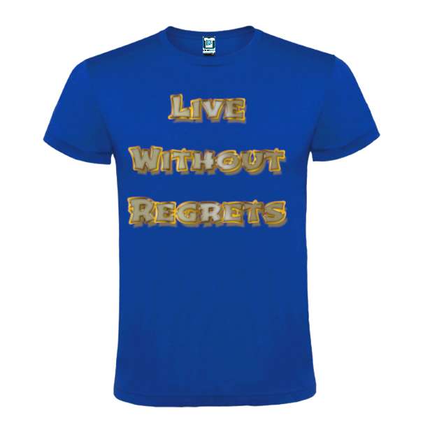 Tricou bărbat - Live Without Regrets
