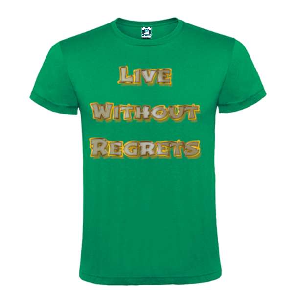 Tricou bărbat - Live Without Regrets