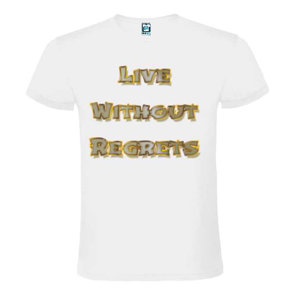 Tricou bărbat - Live Without Regrets