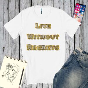 Tricou bărbat - Live Without Regrets