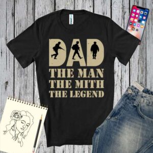 Tricou bărbat - Dad the Man