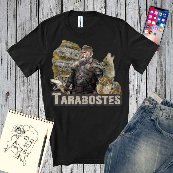 Tricou bărbat - Tarabostes cu lupi